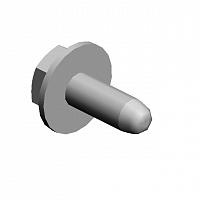 (x2)TAPPING SCREW:ROUND POINT:3X8