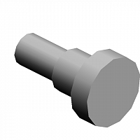 Винт с уступом - направляющей пластины, (x8)STEPPED SCREW - GUIDE PLATE