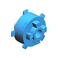 PULLEY:TONER SUPPLY:NO.2:ASS'Y