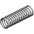 Прижимная пружина вала переноса, (x2)COMPRESSION SPRING-PRESSURE-TRANSFER ROLLER-18N