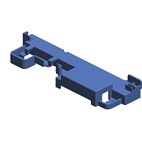 HOLDER:HARNESS:LEFT LOWER:BRG