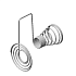 COIL SPRING:EARTH:TRAY BOTTOM PLATE
