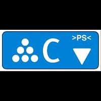 DECAL:POSITIONING:TONER SUPPLY:C