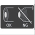 DECAL:CAUTION:ROLL PAPER:CORE