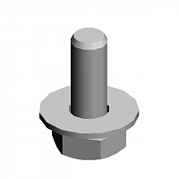 (x5)HEXAGONAL BOLT:W/WASHER:M3X8