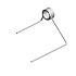 (x2)TORSION SPRING:PAPER JAM:RIGHT:0.35N