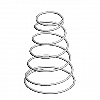 COMPRESSION SPRING:TRAY BOTTOM PLATE