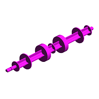 (x2)REVERSE ROLLER