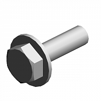 (x3)HEXAGONAL BOLT:DOUBLE SCREW:M3X10