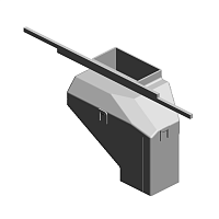 DUCT:CHARGE CORONA:CONNECTING:LOWER:ASS'Y