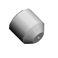 (x2)HEXAGON HEADLESS SET SCREW - M4X4