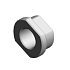 (x2)PLAIN SHAFT BEARING:6X10X6