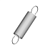 (x2)TENSION SPRING - SHORT