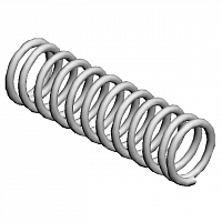 (x2)COIL SPRING:CONNECTING:10N