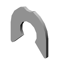 Стопорное кольцо М6 (100 штук  в  упаковке), (x2)RETAINING RING - M6
