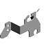 BRACKET:HEATER:FUSING:REAR:ASS'Y201207-02 X/X