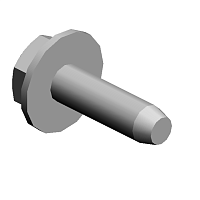 HEXAGON HEAD TAPPING SCREW:3X10