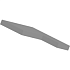 SEAL:HOLDER:CLEANING BLADE:REAR LOWER