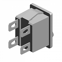 Клавтшный выключатель, ROCKER SWITCH-SDDJE33900