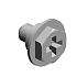 (x2)STEPPED SCREW:M3
