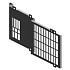 PLATE:FAN:GUARD:REAR MIDDLE:LOWER