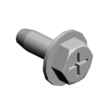 Винт - M3X8 (100 шт  в упаковке), (x2)TAPPING SCREW - M3X8