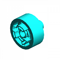 Шестерня №2 привода блока закрепления, GEAR:DRIVE UNIT:FUSING:NO.2