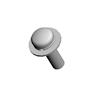 SCREW:POLISHED ROUND/SPRING:M3X10