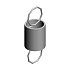 (x2)TENSION SPRING:SAFETY SWITCH:FRONT