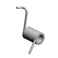TORSION SPRING:DAMPER:DUPLEX:63N